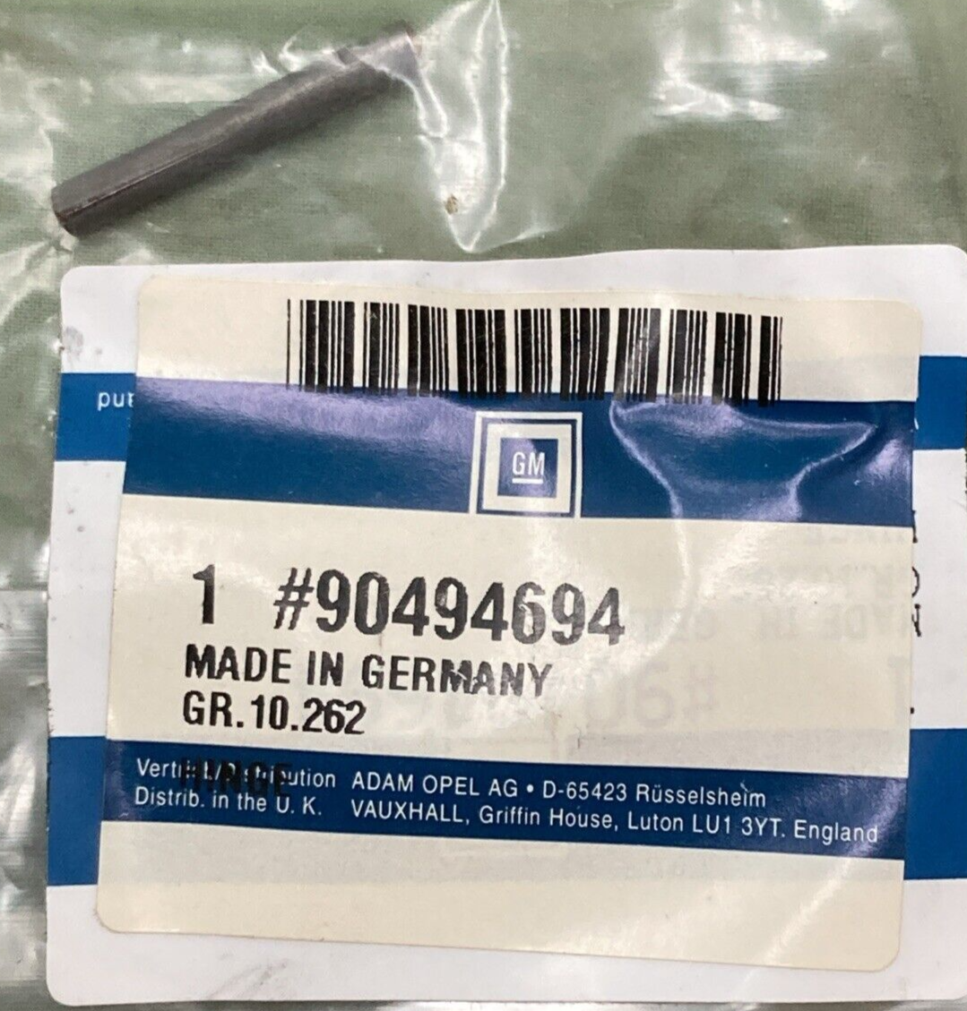 NEW GENUINE GM 90494694 Pin Instrument Panel Compartment Door Hinge