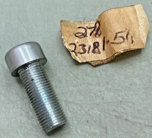 NEW REPLACES YAMAHA 278-23181-50 BOLT, HEXAGON SOCKET HEAD