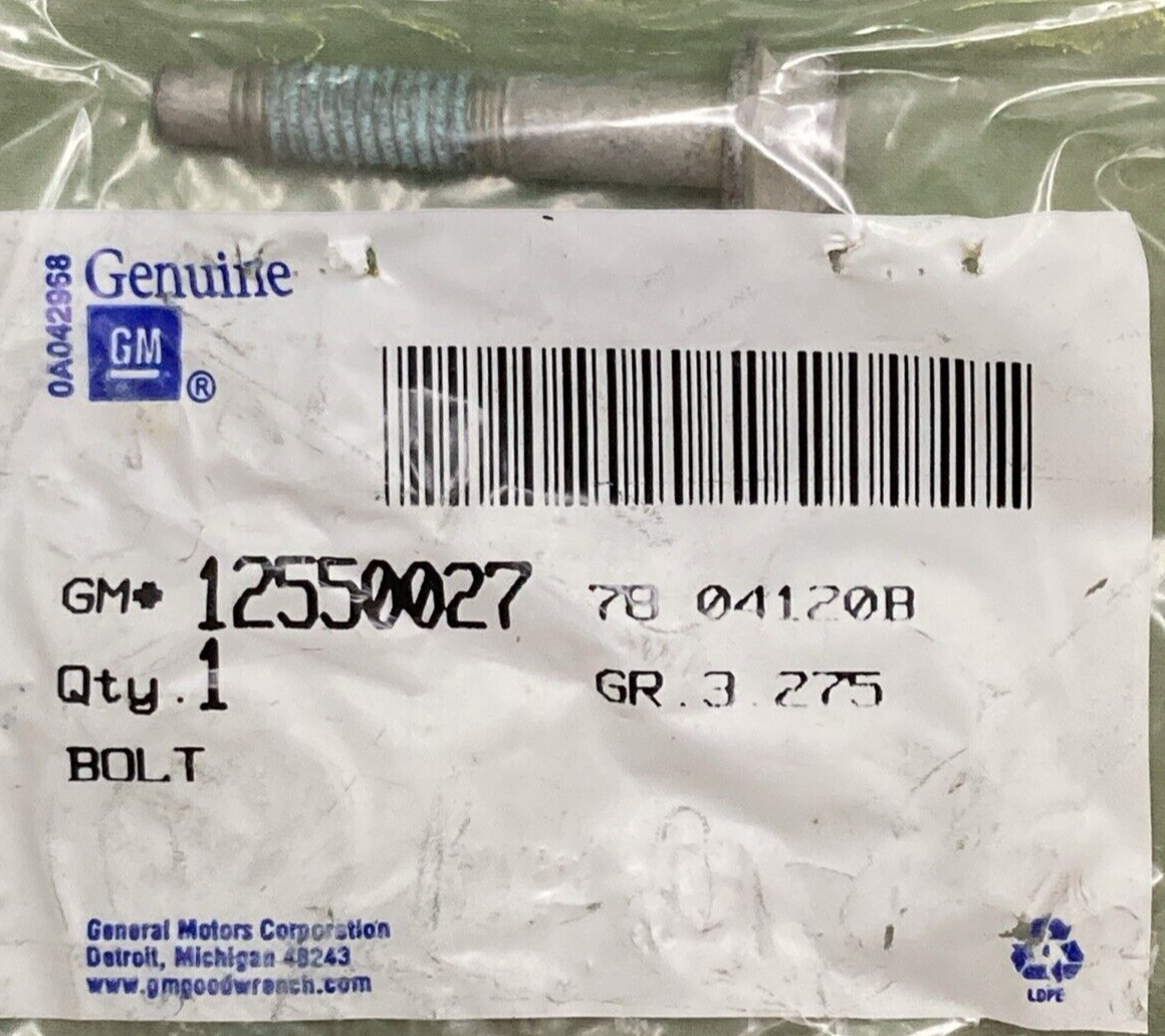 NEW GENUINE GM 12550027 Bolt Screw Intake Manifold 5/16-18x1.75