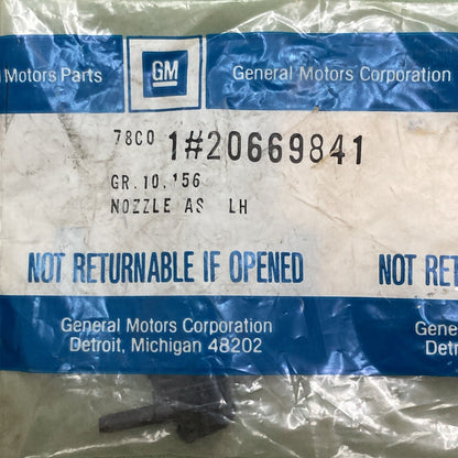 NEW GENUINE GM 20669841 NOZZLE WINDSHIELD WASHER LH