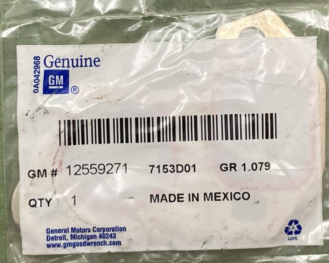 NEW GENUINE GM 12559271 Water Pump Gasket