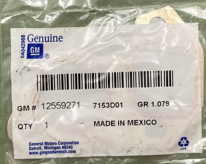 NEW GENUINE GM 12559271 Water Pump Gasket