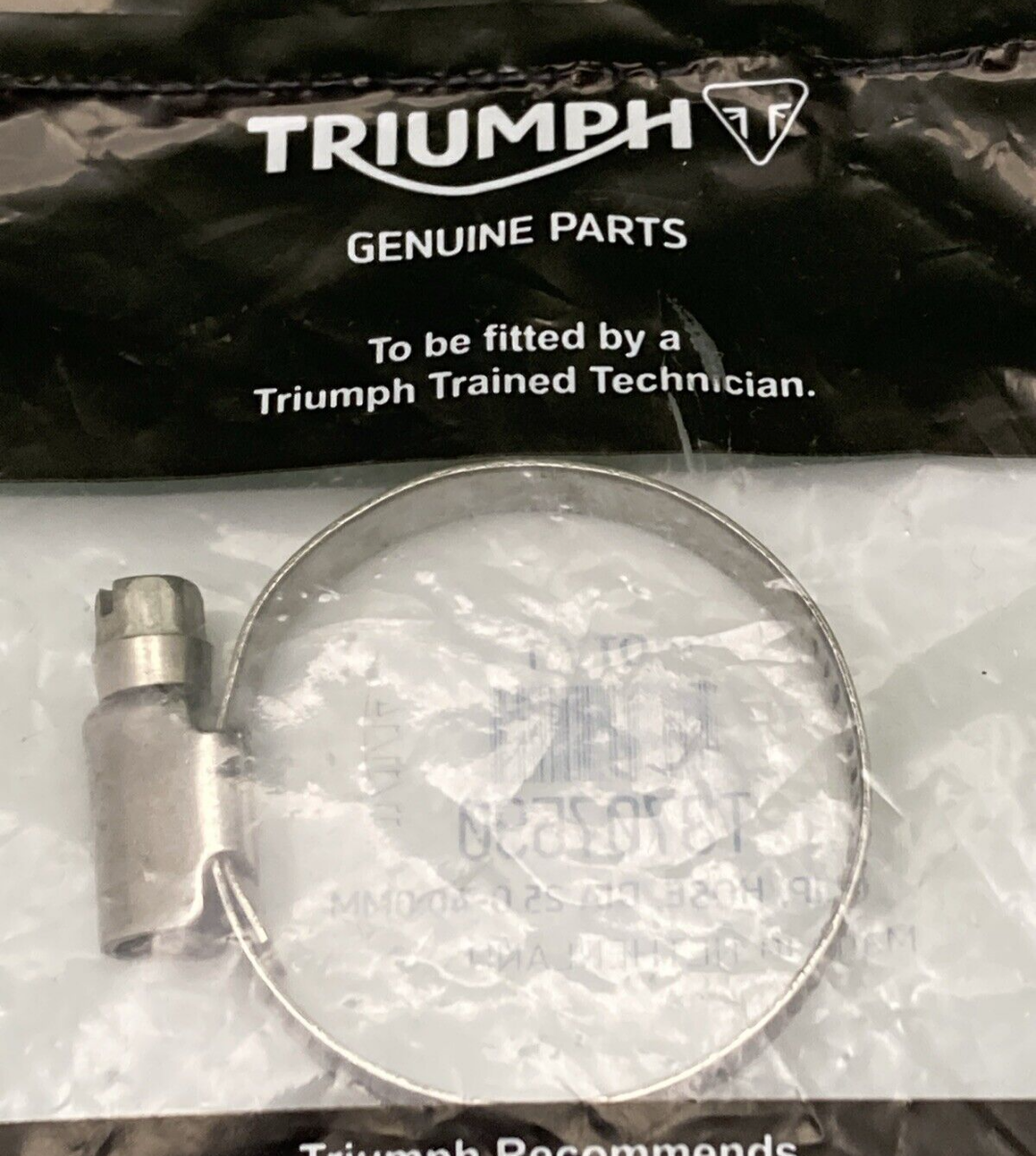 NEW GENUINE TRIUMPH T3707590 Hose Clip, 30 - 38