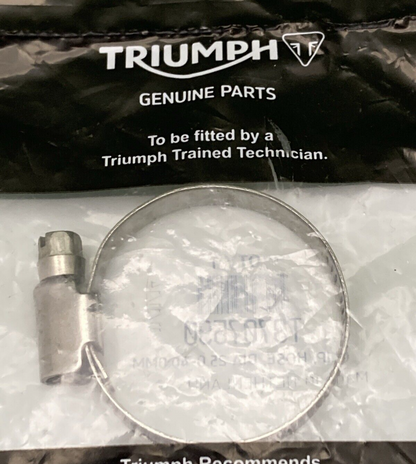 NEW GENUINE TRIUMPH T3707590 Hose Clip, 30 - 38