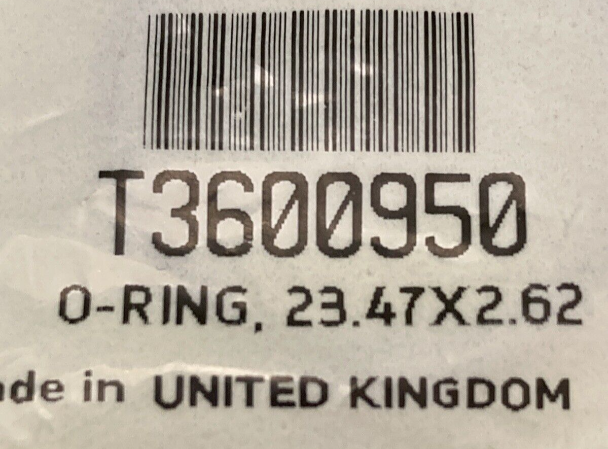 NEW GENUINE TRIUMPH T3600950 O Ring, 23.47 X 2.62