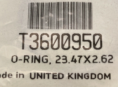 NEW GENUINE TRIUMPH T3600950 O Ring, 23.47 X 2.62