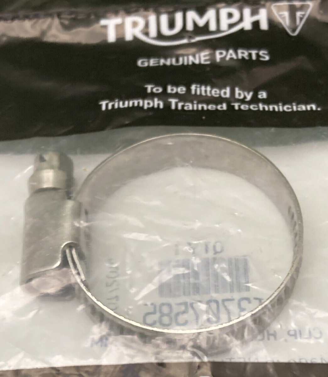 NEW GENUINE TRIUMPH T3707585 Clip, Hose, Dia 27 - 35