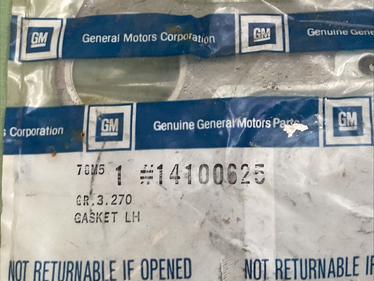 NEW GENUINE GM 14100625 Gasket Assembly Exhaust Manifold