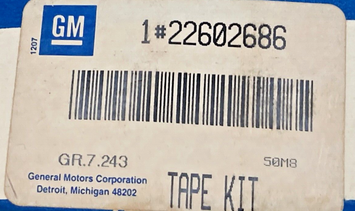 NEW GENUINE GM 22602686 TAPE KIT
