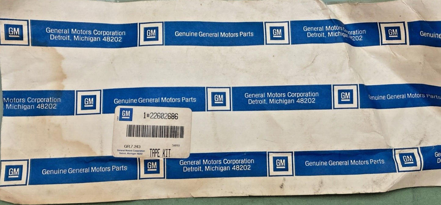NEW GENUINE GM 22602686 TAPE KIT
