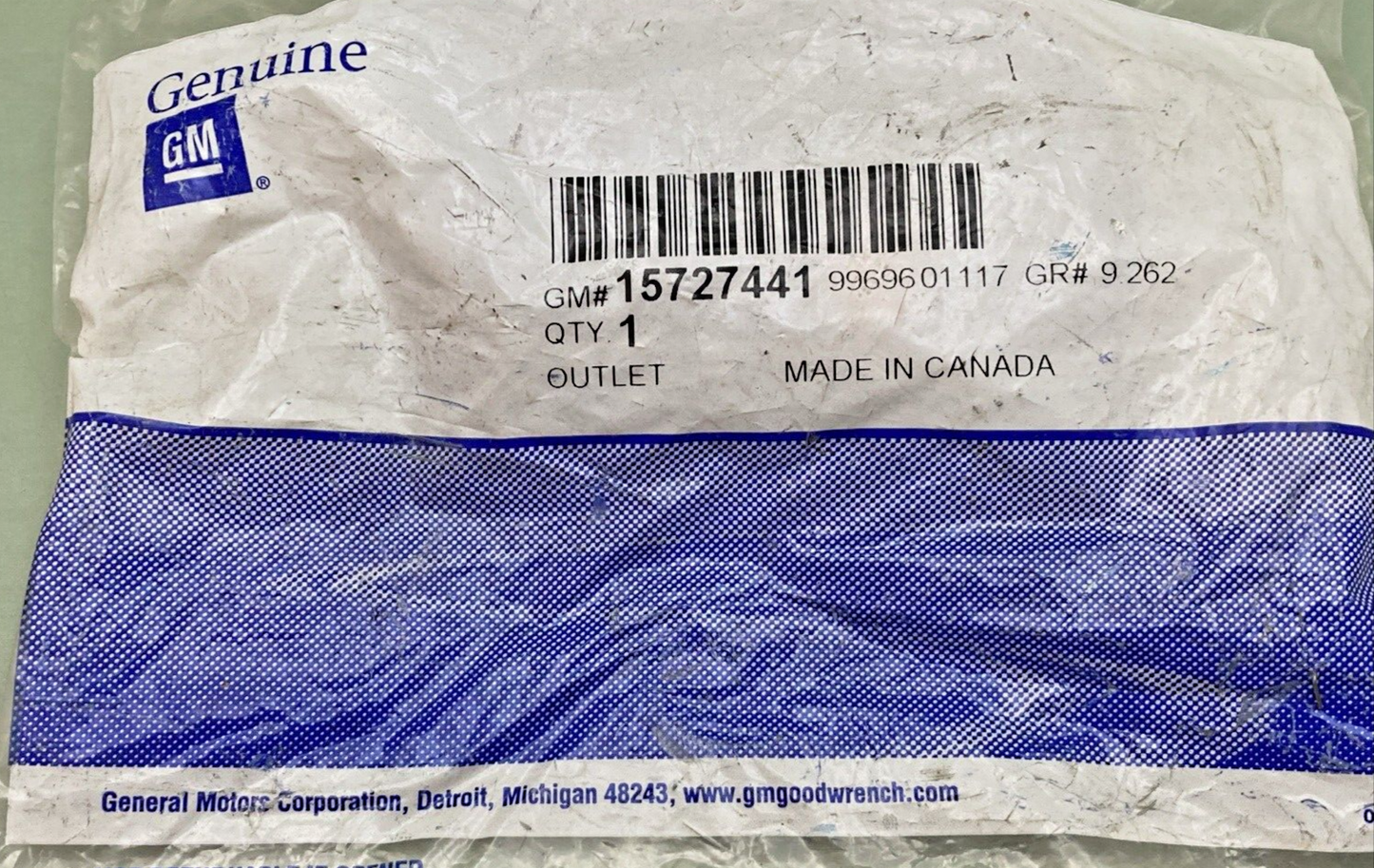 NEW GENUINE GM 15727441 OUTLET, INSTRUMENT PANEL OUTER AIR, MEDIUM BEIGE