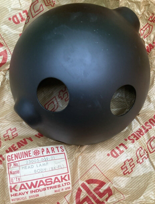 NEW GENUINE KAWASAKI 23005-009-21 HEADLAMP BODY FLAT BLACK