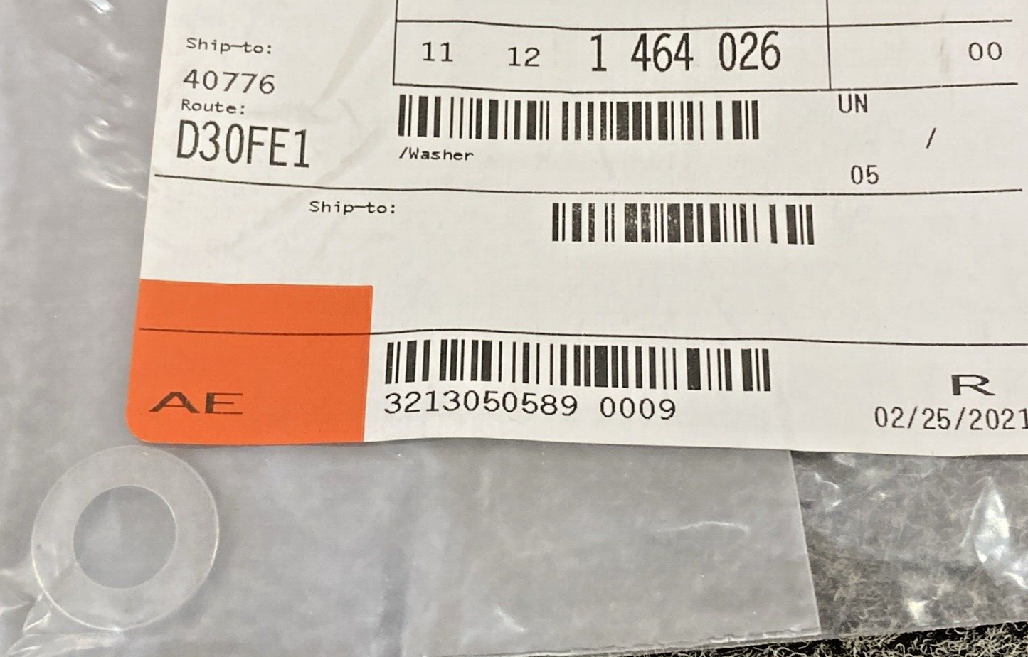 NEW GENUINE BMW 11 12 1 464 026 FLAT WASHER  11121464026
