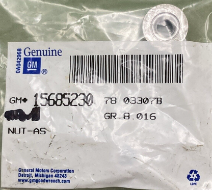 NEW GENUINE GM 15685230 Nut Battery Hold Down Retainer
