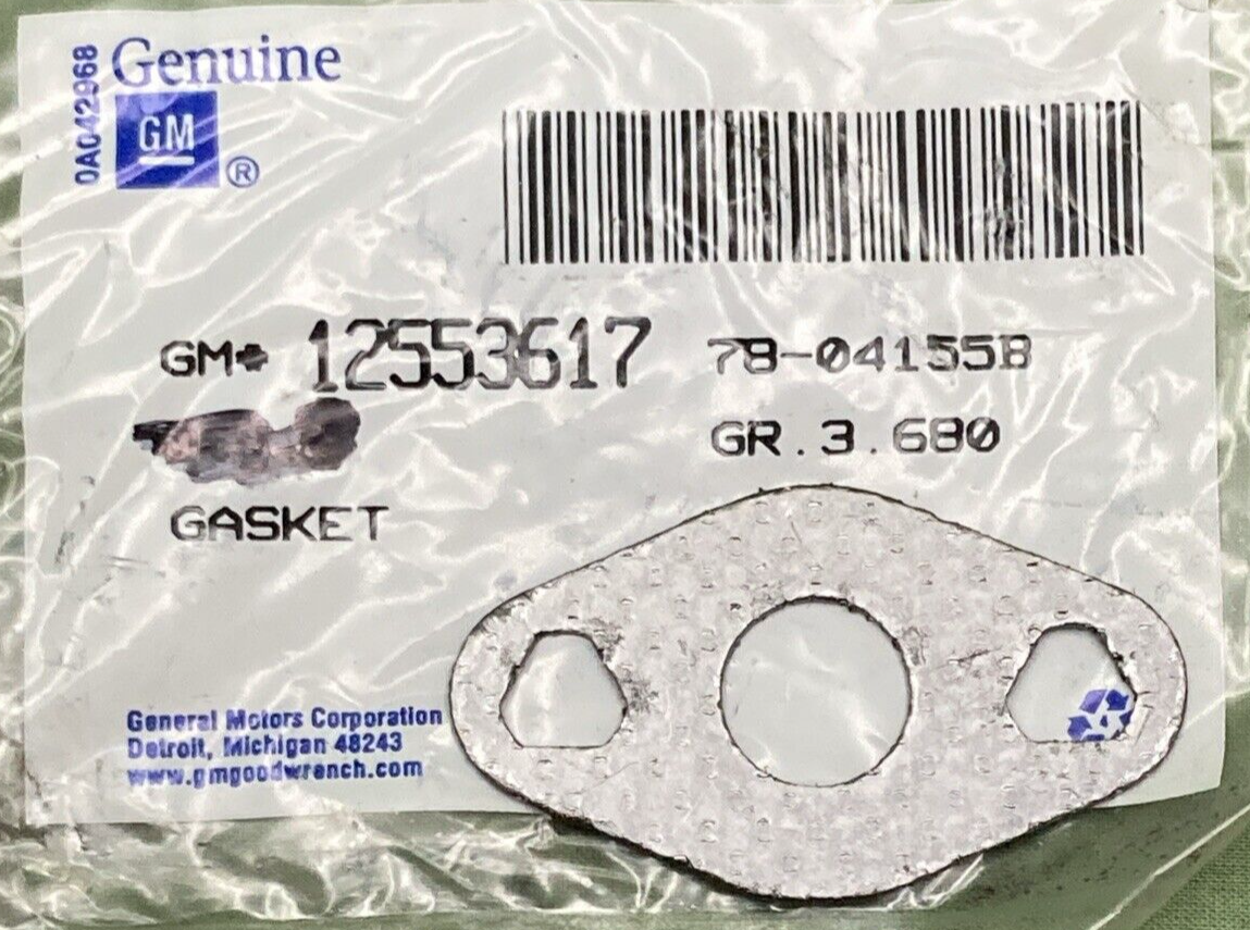 NEW GENUINE GM 12553617 Gasket Secondary Air Injection Pipe