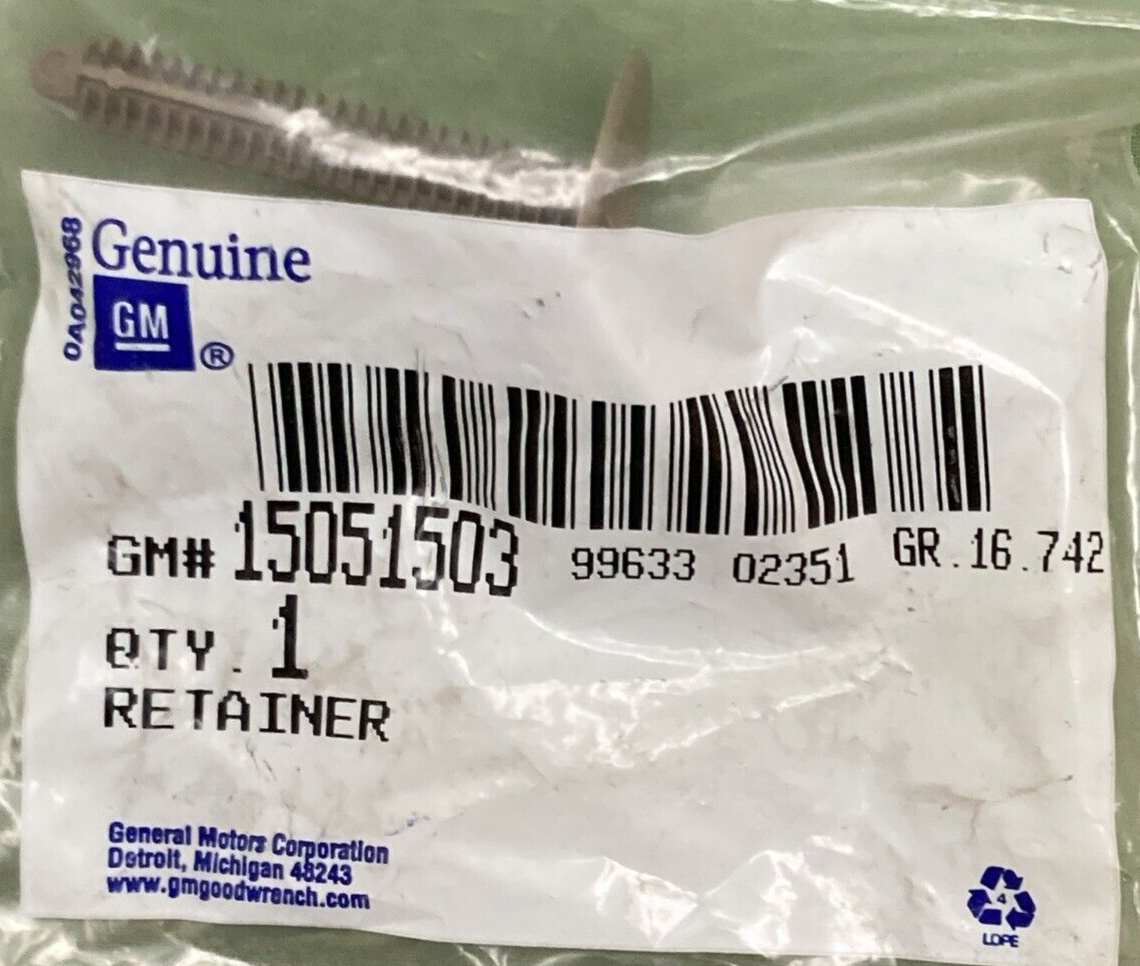 NEW GENUINE GM 15051503 Retainer Assembly Headlining Front Trim Panel