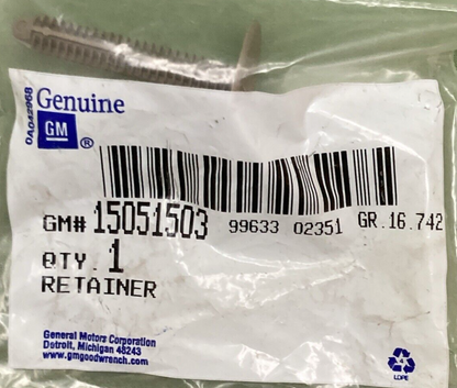 NEW GENUINE GM 15051503 Retainer Assembly Headlining Front Trim Panel