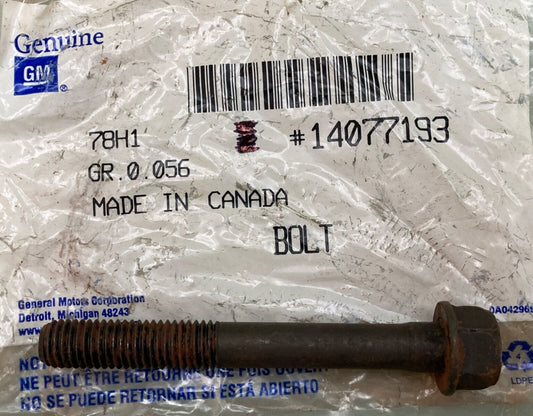 QTY 2 NEW GENUINE GM 14077193 ENGINE CYLINDER HEAD BOLT, M12x.75x97