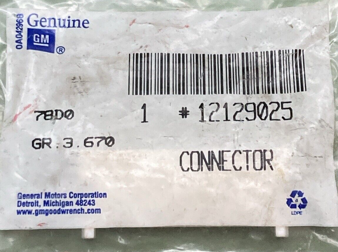 NEW GENUINE GM 12129025 Connector Module Powertrain Control 1994-2002