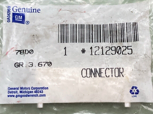 NEW GENUINE GM 12129025 Connector Module Powertrain Control 1994-2002