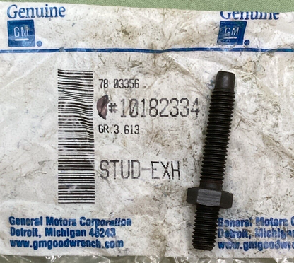 NEW GENUINE GM 10182334 Exhaust Crossover Pipe Stud 1999-2005