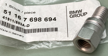 NEW GENUINE BMW 51 16 7 698 694  Adapter  51167698694