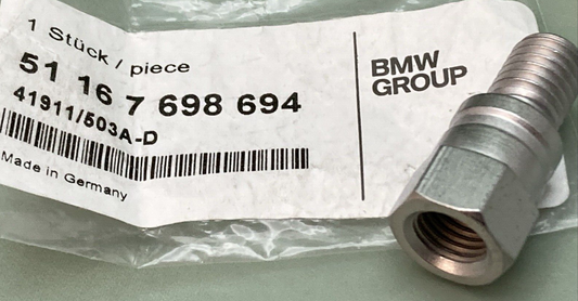 NEW GENUINE BMW 51 16 7 698 694  Adapter  51167698694