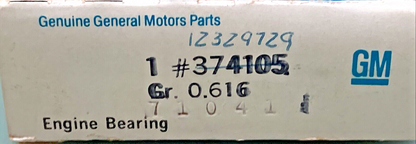 NEW GENUINE GM 374105 ENGINE CONNECTING ROD BEARING, 1976 – 1981 CHEVROLET