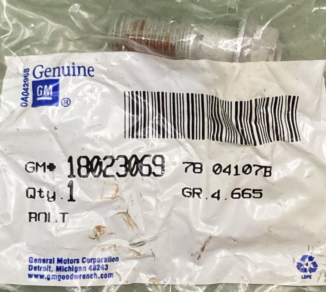 NEW GENUINE GM 18023069 Bolt Front Brake Caliper 1997-2016