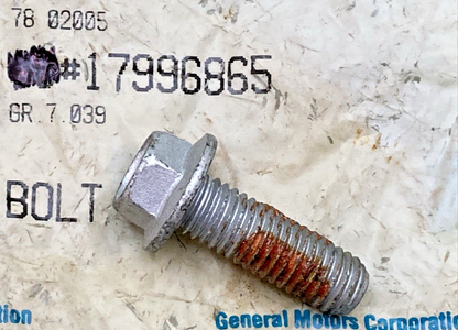 NEW GENUINE GM 17996865 M10x1.5x30 MULTI-PURPOSE BOLT
