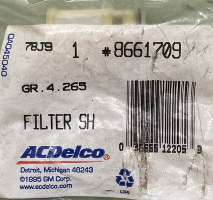 NEW GENUINE ACDELCO 8661709 Filter Auto Transmission Pressure Control Solenoid