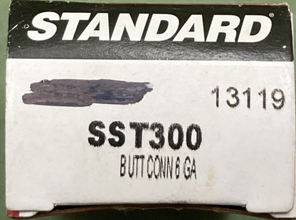 QTY 2 NEW STANDARD SST300 BUTT CONNECTOR Standard Ignition Wire Terminal Clip
