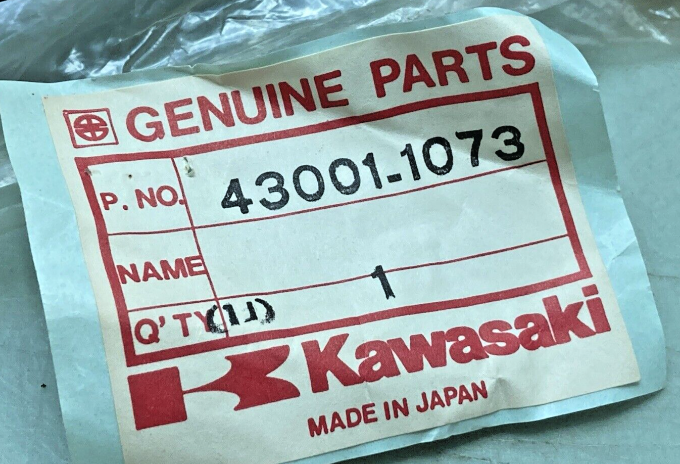 NEW GENUINE KAWASAKI 43001-1073 LEVER BRAKE, PEDAL