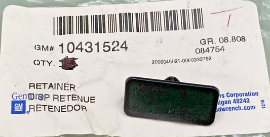 NEW GENUINE GM 10431524 ROCKER PANEL MOULDING CLIP, 11/16" x 1-5/16" HEAD