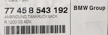 NEW GENUINE BMW 77 45 8 543 192  Attachment For Tank Rucksack  77458543192