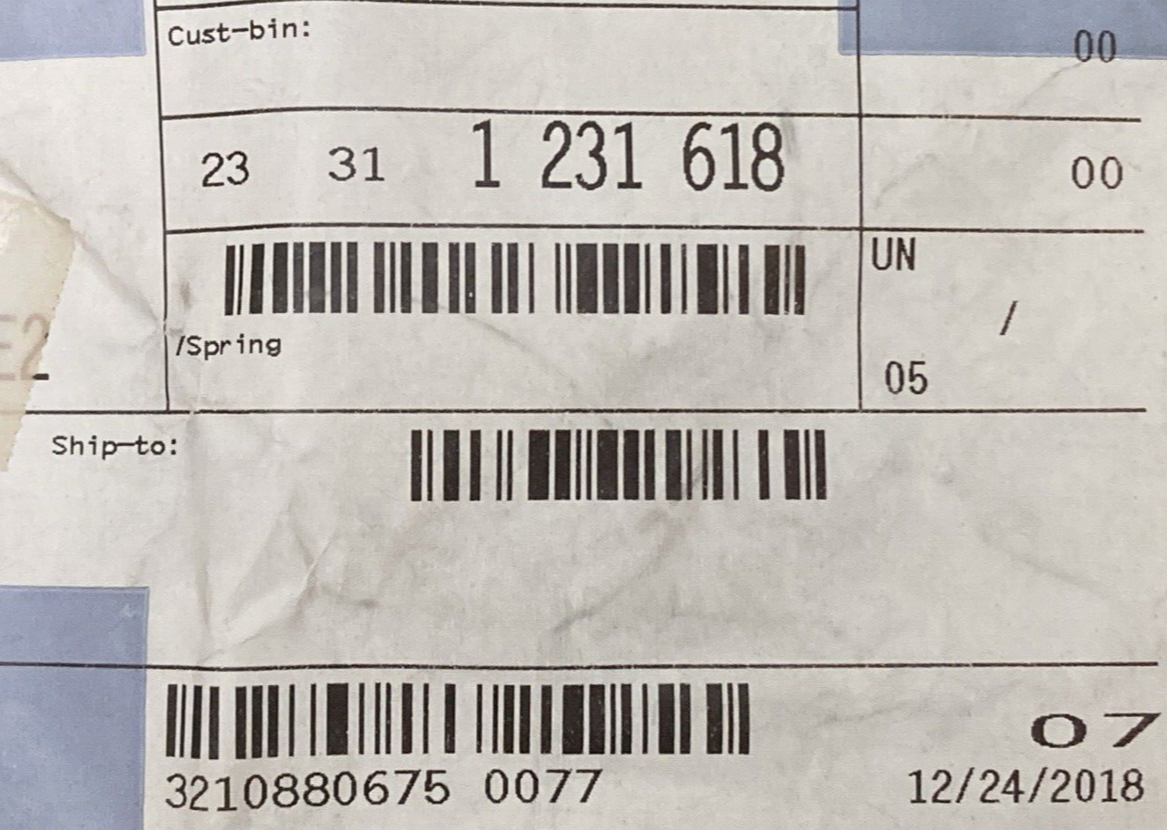 NEW GENUINE BMW 23 31 1 231 618  SPRING  23311231618