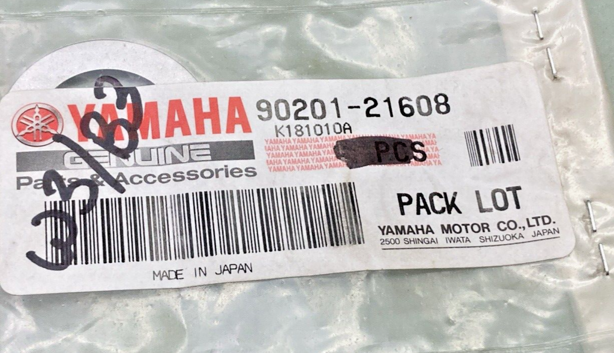 NEW GENUINE YAMAHA 90201-21608 WASHER, PLATE