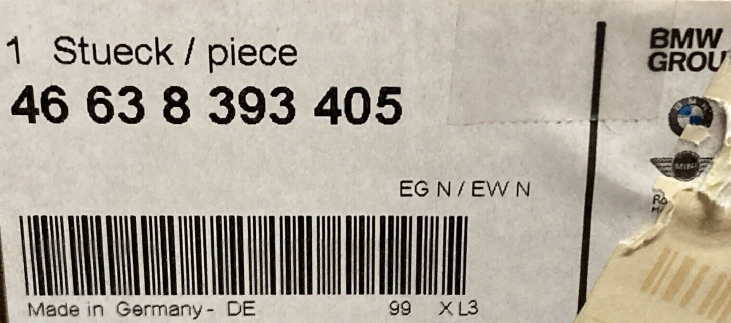 NEW GENUINE BMW  46 63 8 393 405  Wind deflector, left  46638393405
