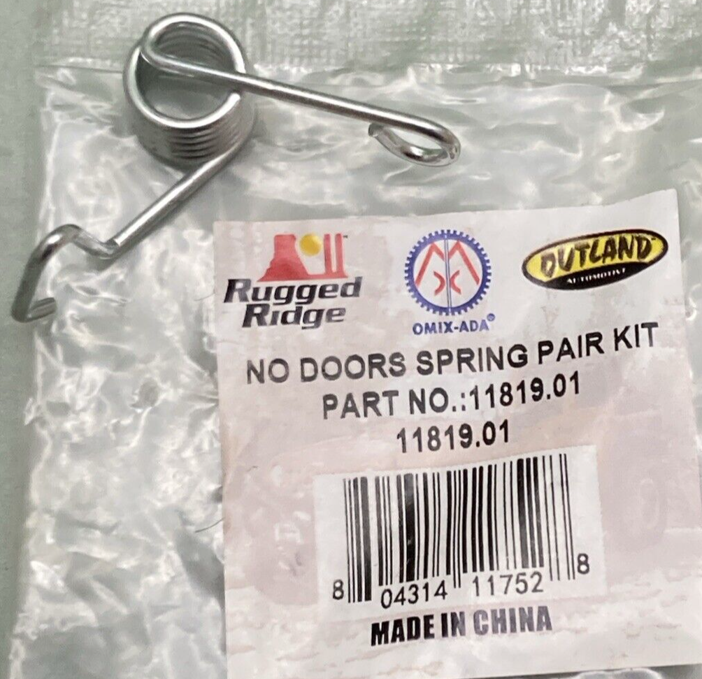 QTY 2 NEW GENUINE RUGGED RIDGE 11819.01 DOOR SPRINGS