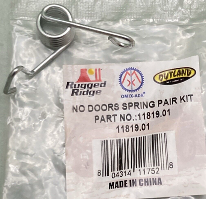 QTY 2 NEW GENUINE RUGGED RIDGE 11819.01 DOOR SPRINGS