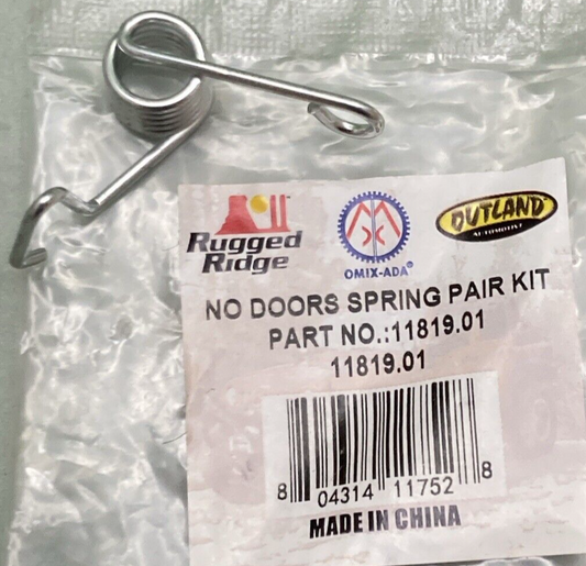 QTY 2 NEW GENUINE RUGGED RIDGE 11819.01 DOOR SPRINGS