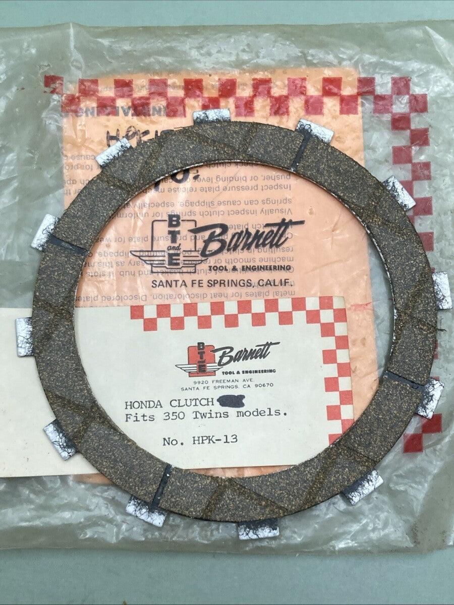 NEW GENUINE BARNETT HPK-13 CLUTCH PLATE