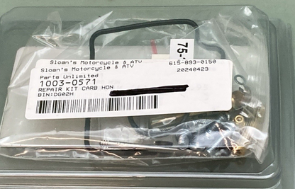 NEW GENUINE MOOSE RACING 1003-0571 Carburetor Rebuild Kit