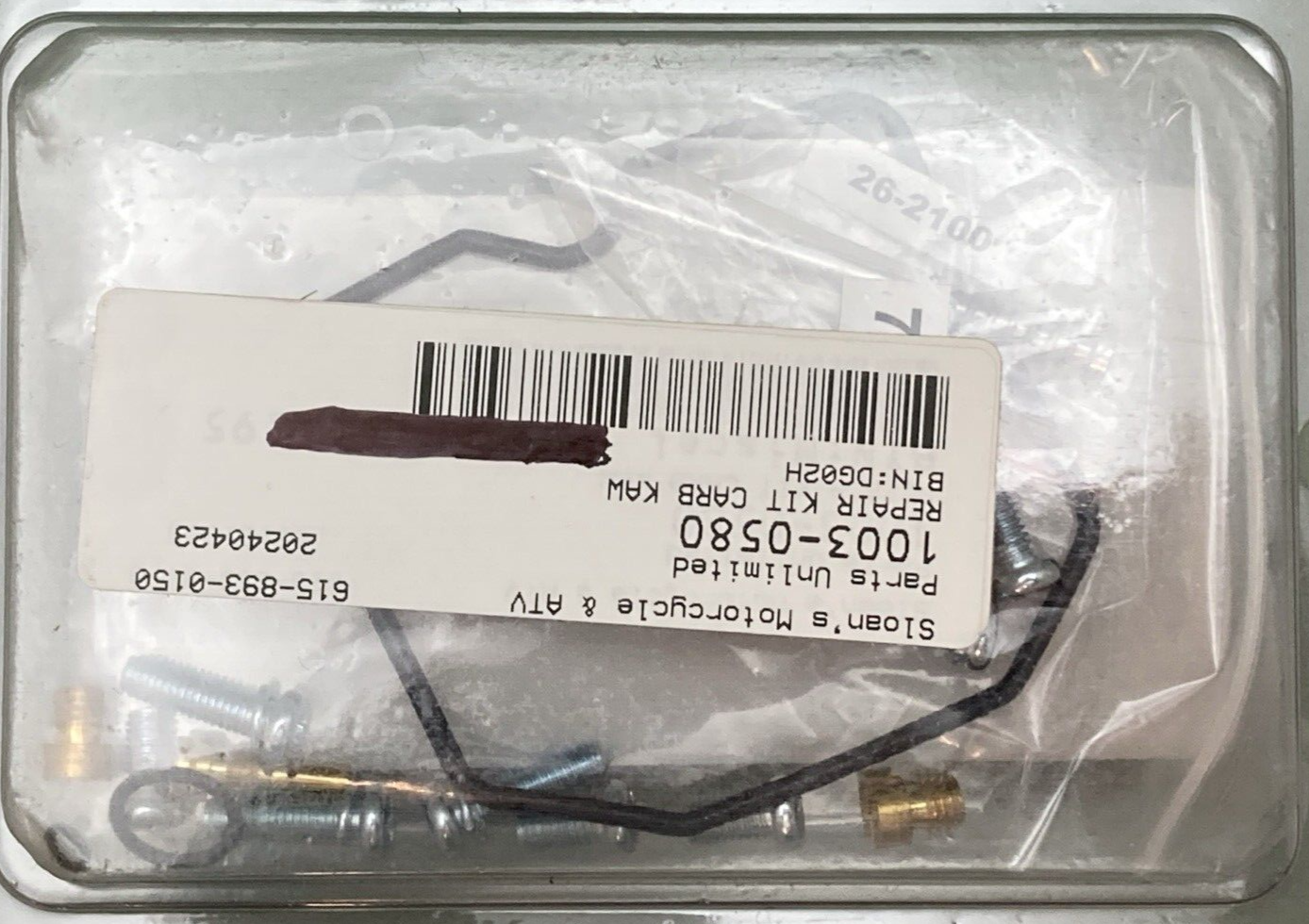NEW GENUINE MOOSE RACING 1003-0580 Carburetor Rebuild Kit