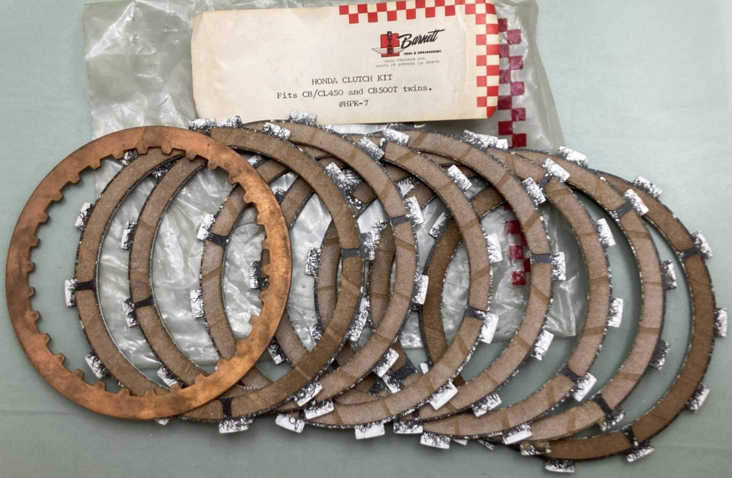 NEW GENUINE BARNETT HPK-7 CLUTCH PLATE KIT COMPLETE