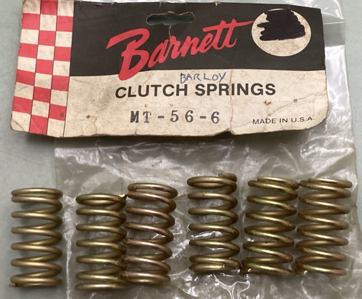 NEW BARNETT MT-56-6 CLUTCH SPRING SET COMPLETE