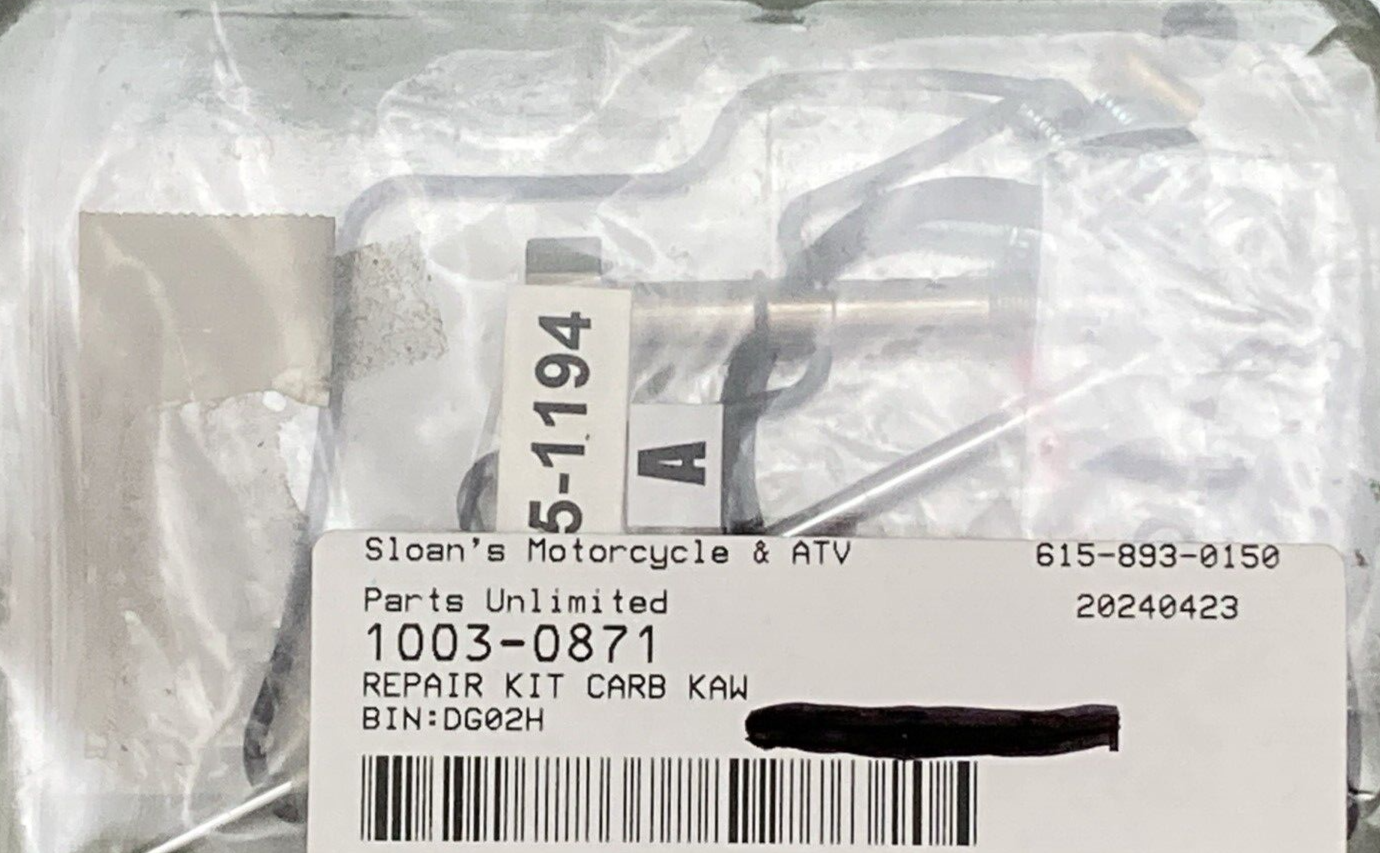 NEW GENUINE MOOSE RACING 1003-0871 Carburetor Rebuild Kit