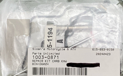 NEW GENUINE MOOSE RACING 1003-0871 Carburetor Rebuild Kit