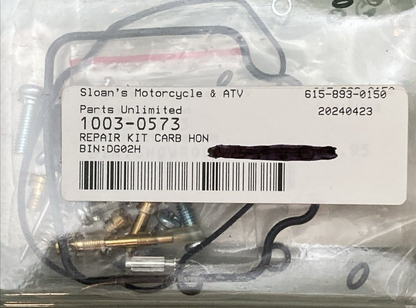 NEW GENUINE MOOSE RACING 1003-0573 Carburetor Rebuild Kit