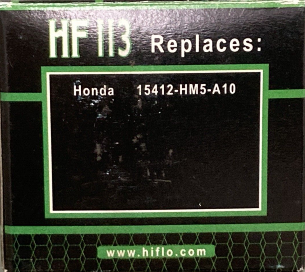 QTY 3  NEW HIFLOFILTRO HF113 PREMIUM OIL FILTER